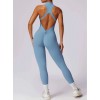 Гладкий комбінізон Leggings Body Crop T-shirt model 52 (Bony blue) Гладкий комбінізон Leggings Body Crop T-shirt model 52 (Bony blue)